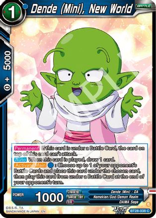 Dende (Mini), New World (PRISMATIC CLASH) Foil