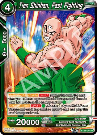 Tien Shinhan, Fast Fighting (PRISMATIC CLASH) Foil