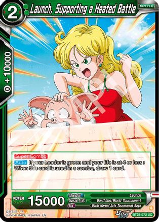 Launch, Supporting a Heated Battle (PRISMATIC CLASH) Foil