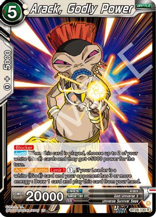 Arack, Godly Power (PRISMATIC CLASH) Foil