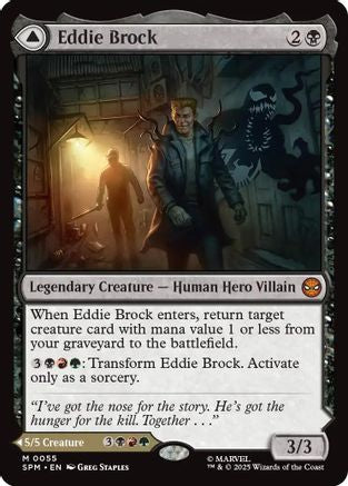Eddie Brock (SPM-055) - Marvel's Spider-Man Foil