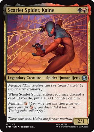 Scarlet Spider, Kaine (SPM-143) - Marvel's Spider-Man Foil