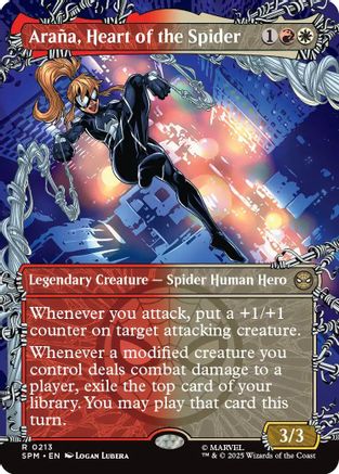 Araña, Heart of the Spider (Borderless) (SPM-213) - Marvel's Spider-Man