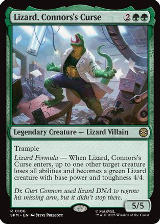 Lizard, Connors's Curse (SPM-106) - Marvel's Spider-Man