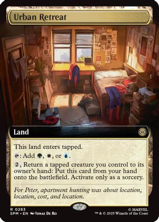 Urban Retreat (Extended Art) (SPM-283) - Marvel's Spider-Man Foil