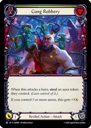 Gang Robbery (SUP085) - Super Slam Rainbow Foil