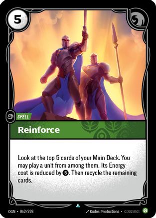 Reinforce (062/298) - Origins