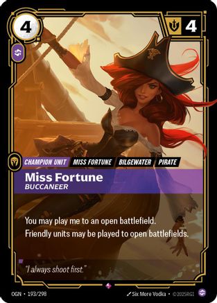 Miss Fortune - Buccaneer (193/298) - Origins