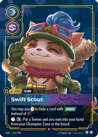 Teemo - Swift Scout (263/298) - Origins Foil