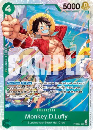 Monkey.D.Luffy (PRB02-005) - Premium Booster -The Best- Vol. 2 Foil