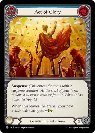 Act of Glory (Blue) (SUP197) - Super Slam