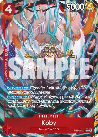Koby (Alternate Art) (PRB02-001) - Premium Booster -The Best- Vol. 2 Foil