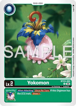 Yokomon (BT23-002) - Hackers' Slumber