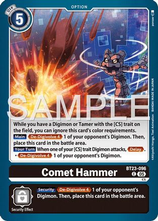 Comet Hammer (BT23-096) - Hackers' Slumber