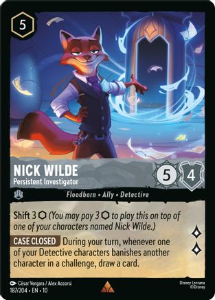 Nick Wilde - Persistent Investigator (187/204) - Whispers in the Well