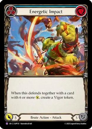 Energetic Impact (SUP131) - Super Slam Rainbow Foil