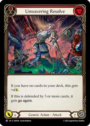 Unwavering Resolve (SUP218) - Super Slam