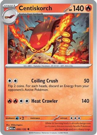 Centiskorch 030 ME01 Mega Evolution - Uncommon
