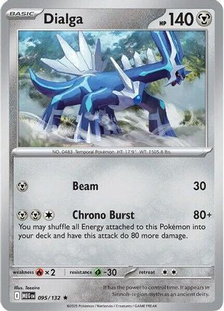 Dialga 095 - Holofoil ME01 Mega Evolution - Rare
