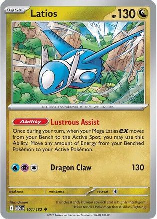 Latios 101 ME01 Mega Evolution - Uncommon