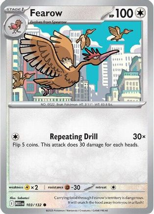Fearow 103 ME01 Mega Evolution - Common