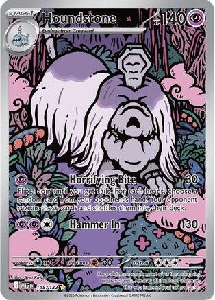 Houndstone 145/132 - Holofoil ME01 Mega Evolution - Shiny Rare