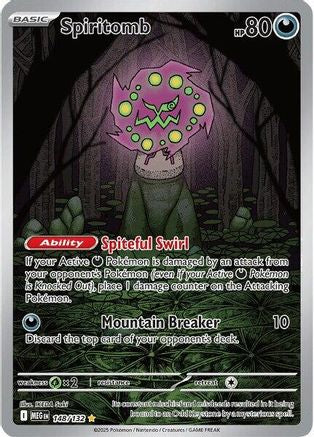 Spiritomb 148/132 - Holofoil ME01 Mega Evolution - Shiny Rare