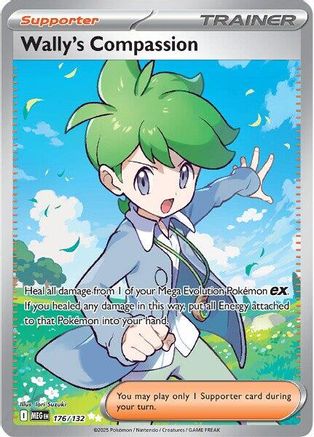 Wally's Compassion 176/132 - Holofoil ME01 Mega Evolution - Ultra Rare
