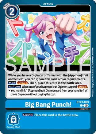 Big Bang Punch! (BT23-093) - Hackers' Slumber