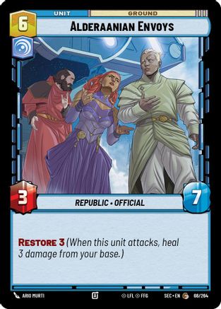 Alderaanian Envoys (66/264) - Secrets of Power