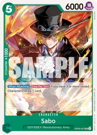 Sabo - OP09-027 (Reprint) (OP09-027) - Premium Booster -The Best- Vol. 2