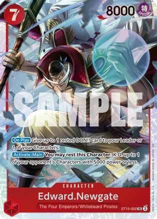 Edward.Newgate - ST15-002 (Reprint) (ST15-002) - Premium Booster -The Best- Vol. 2 Foil