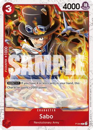 Sabo - P-044 (Pirate Foil) (P-044) - Premium Booster -The Best- Vol. 2 Foil