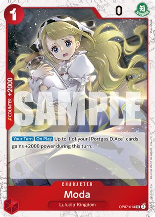 Moda (Pirate Foil) (OP07-014) - Premium Booster -The Best- Vol. 2 Foil