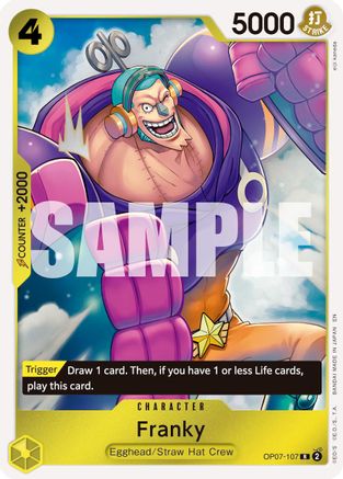 Franky - OP07-107 (Reprint) (OP07-107) - Premium Booster -The Best- Vol. 2 Foil