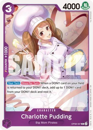 Charlotte Pudding - OP08-067 (Reprint) (OP08-067) - Premium Booster -The Best- Vol. 2 Foil