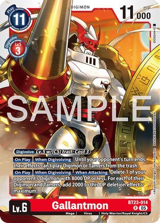 Gallantmon (BT23-014) - Hackers' Slumber Foil