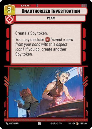 Unauthorized Investigation (181/264) - Secrets of Power