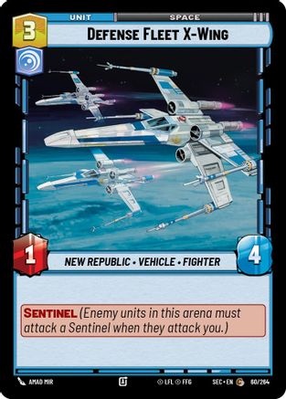Defense Fleet X-Wing (60/264) - Secrets of Power
