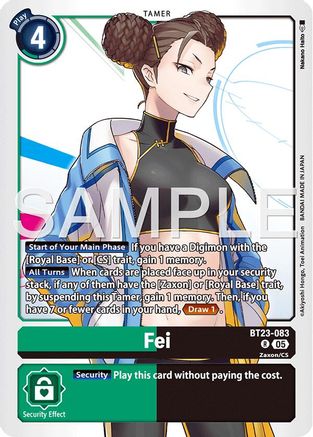 Fei (BT23-083) - Hackers' Slumber Foil