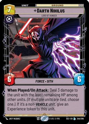 Darth Nihilus - Lord of Hunger (244/264) - Secrets of Power