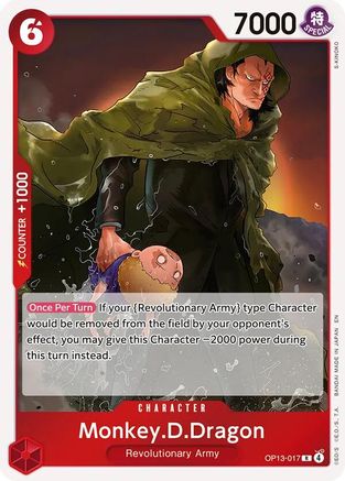 Monkey.D.Dragon (OP13-017) - Carrying On His Will Foil
