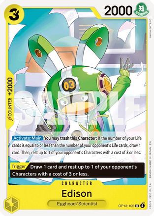 Edison (OP13-102) - Carrying On His Will