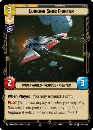 Lurking Snub Fighter (189/264) - Secrets of Power