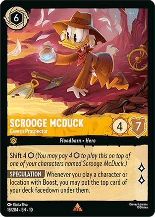 Scrooge McDuck - Cavern Prospector (18/204) - Whispers in the Well