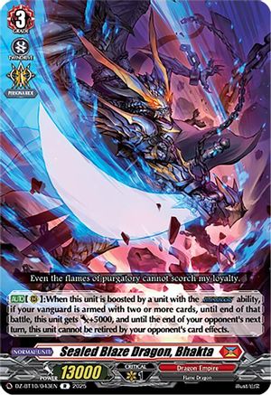 Sealed Blaze Dragon, Bhakta (DZ-BT10: DRAGONSOUL RESONANCE)