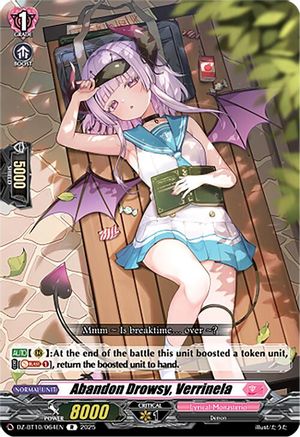 Abandon Drowsy, Verrinela (DZ-BT10: DRAGONSOUL RESONANCE)