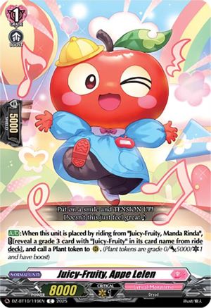 Juicy-Fruity, Appe Lelen (DZ-BT10: DRAGONSOUL RESONANCE)