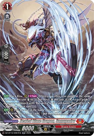 Sealed Blaze Dragon, Samupadru (SR) (DZ-BT10: DRAGONSOUL RESONANCE)