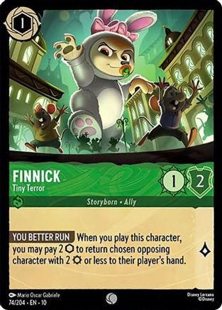 Finnick - Tiny Terror (74/204) - Whispers in the Well Cold Foil